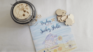 Daphne and the smiley shells plus personalised jar