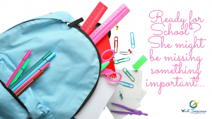 Does your Child have everything she needs for School? You might have forgotten something… | Vicki Tongeman